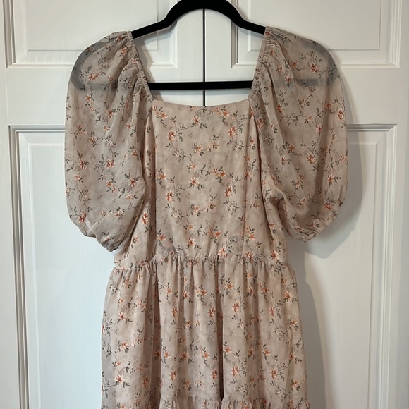 Mikarose dress, The Poppy in color pale peach, size medium - Picture 5 of 8